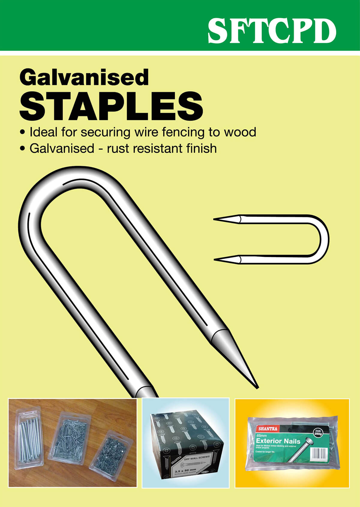 Galvanised Staples